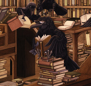 Ravens Ransack the Research Room